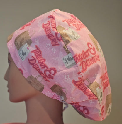 Take Out and Delivery Scrub Caps