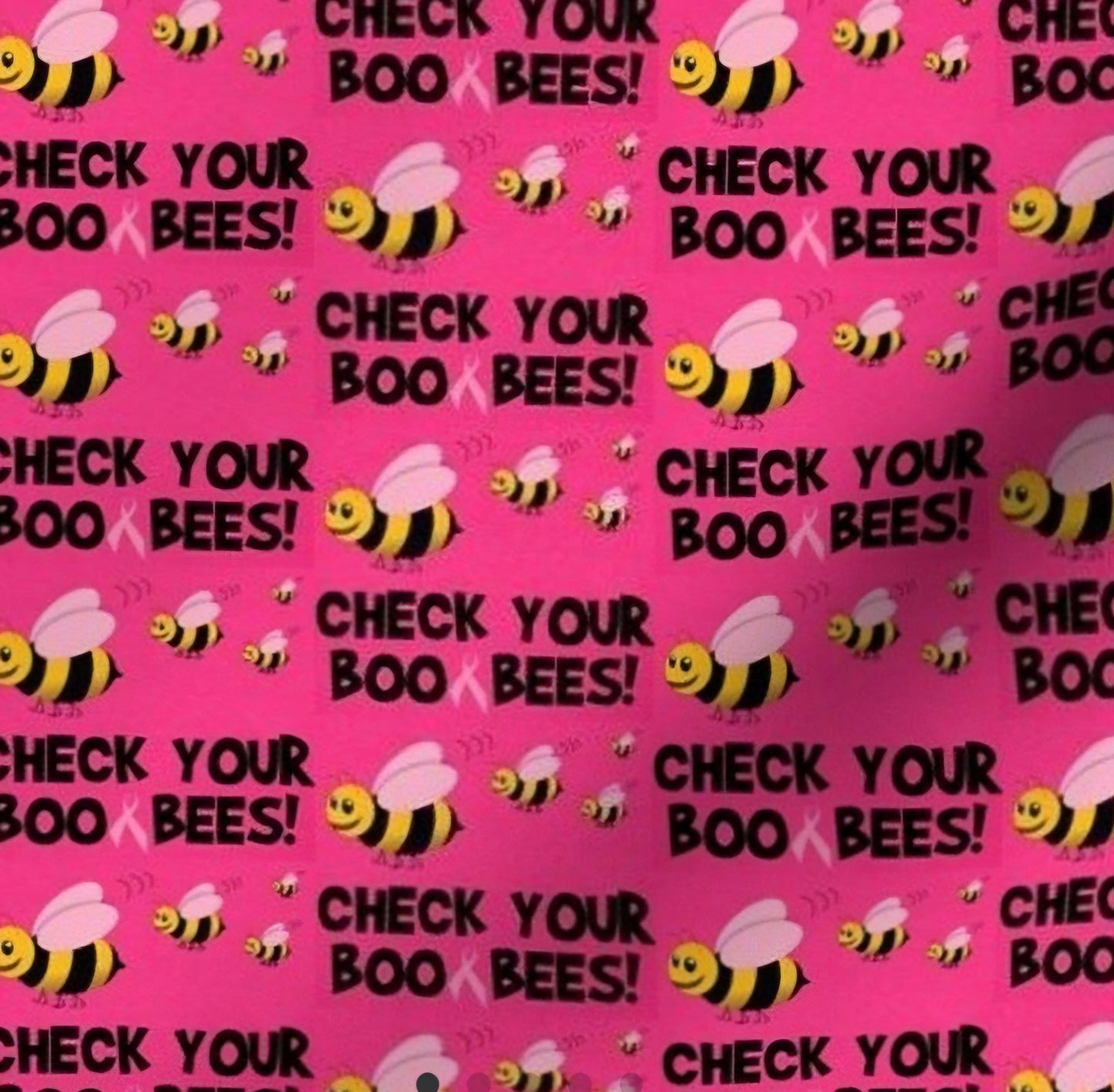 Check Your Boo Bees Scrub Caps