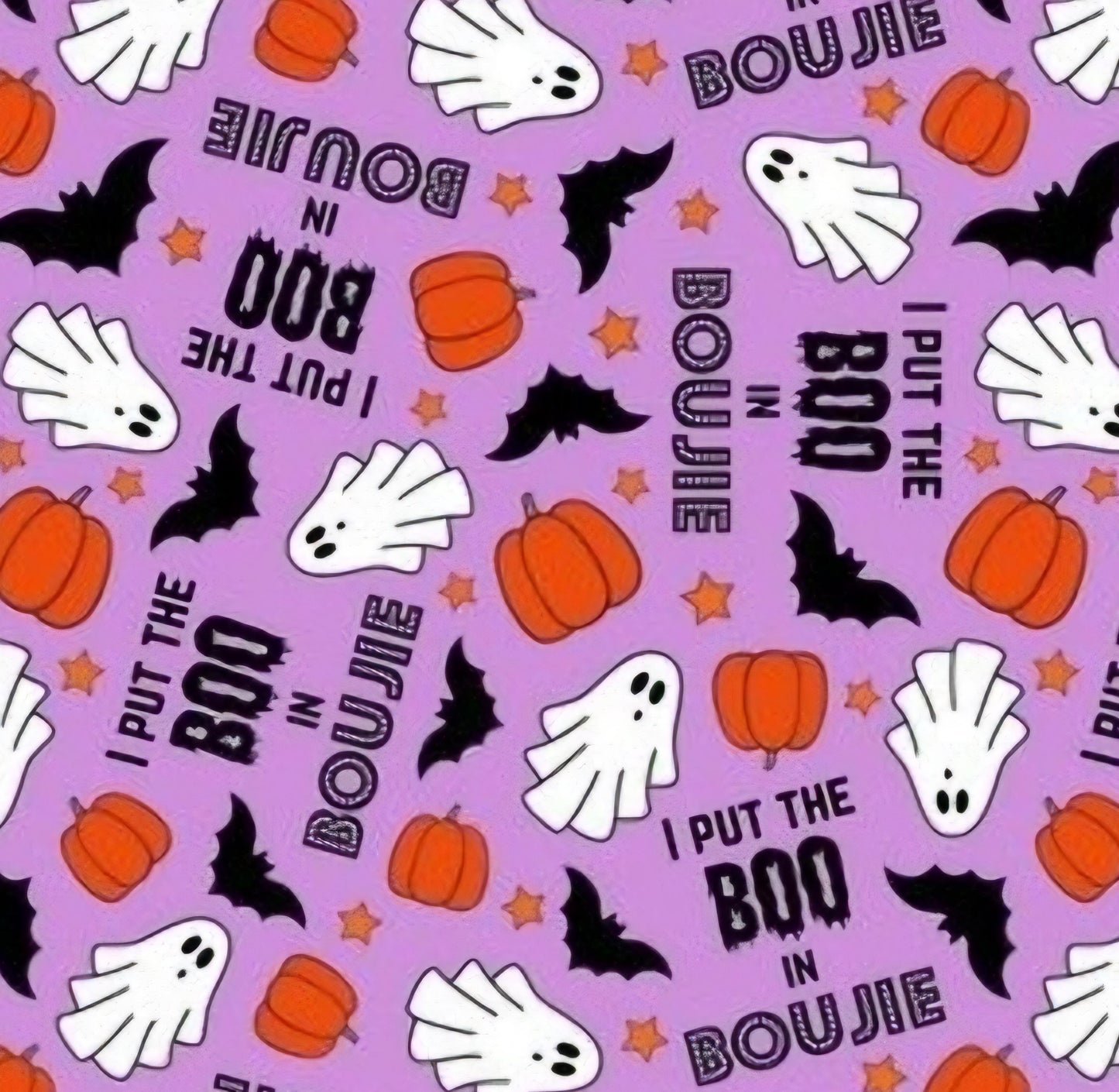 Halloween Put The BOO in BOUJIE Halloween Scrub Caps