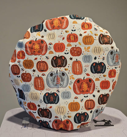 Fall Decorative Pumpkins Bouffant Scrub Caps