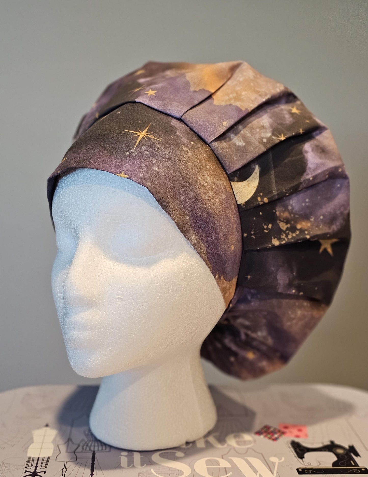 Moonlight Magical Galaxy Scrub Caps